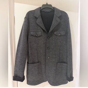 Armani Collezioni Charcoal Wool Blazer
